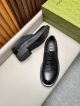 Gucci Man Black Calfskin Business Leather Shoes 042882 (5)_th.jpg